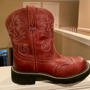 Ariat Fat Baby Red Boots sz  8